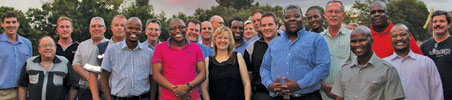 Members at the branch kick-off braai.